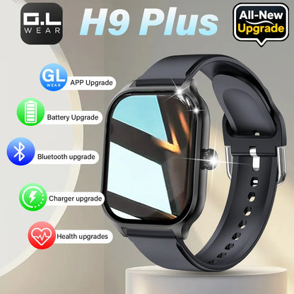 LAXASFIT 2025 New Smart Watch Bluetooth Call Message Reminder 24 Hour Health Monitoring Smart Watch Gift for Men and Women